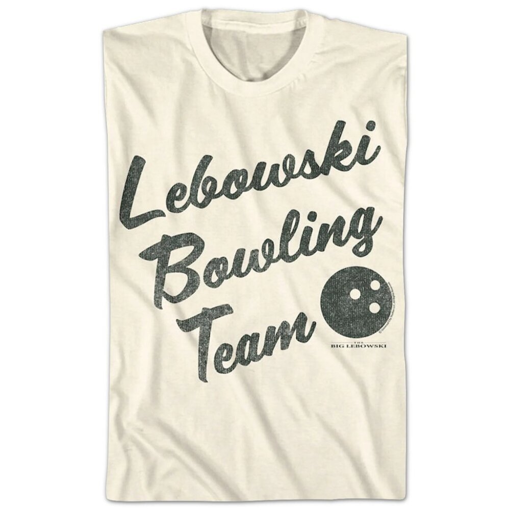 Lebowski Bowling Team The Big Lebowski Retro Movie Unisex T-Shirt 73